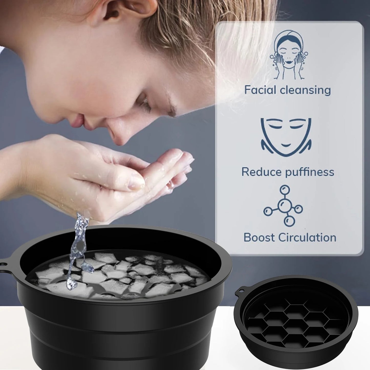 Facial Ice bath Bowl